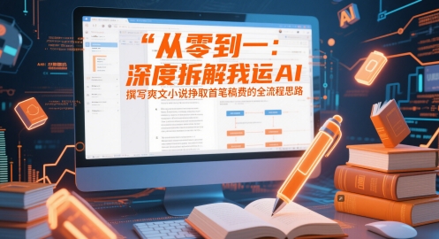 从零到一：深度拆解我运用AI撰写爽文小说挣取首笔稿费的全流程思路-极客网创
