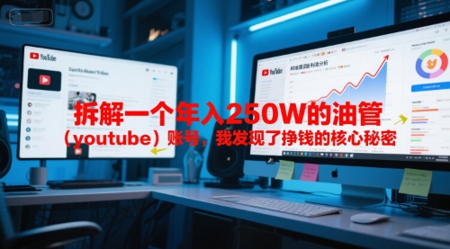 付费文章：拆解一个年入250W的油管(youtube)账号，我发现了挣钱的核心秘密-极客网创