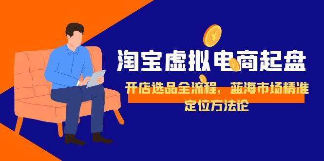 淘宝虚拟电商起盘，开店选品全流程，蓝海市场精准定位方法论-极客网创