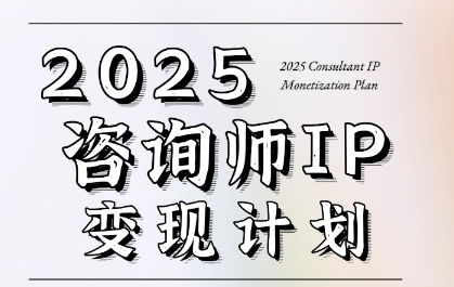 7天构建咨询师变现系统，2025咨询师IP变现计划训练营-极客网创