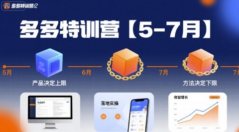 多多特训营【5-7月】产品决定上限，方法决定下限，各种玩法技巧落地实操-极客网创