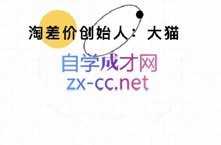 大猫淘差价课程(部分更新8月)-极客网创