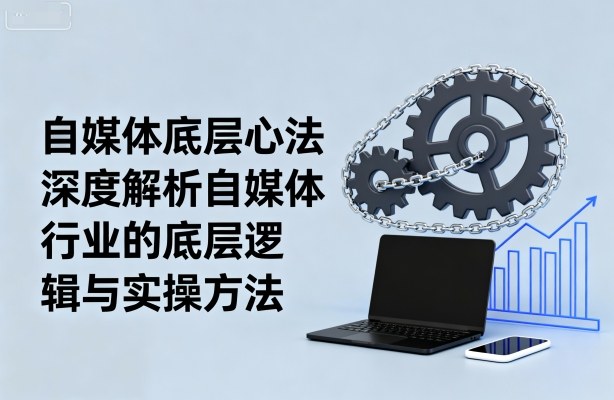 自媒体底层心法，深度解析自媒体行业的底层逻辑与实操方法-极客网创