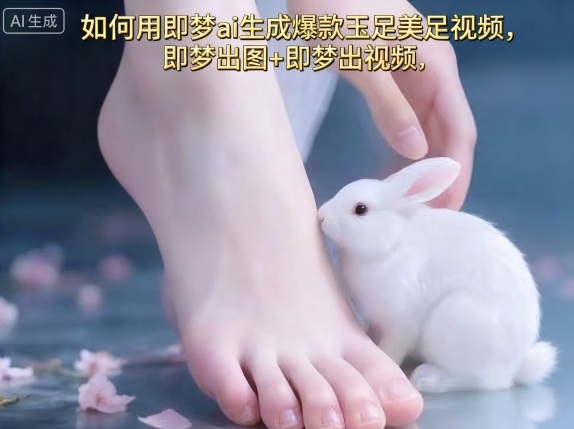 如何用即梦ai生成爆款玉足美足视频，即梦出图+即梦出视频，快速涨粉-极客网创