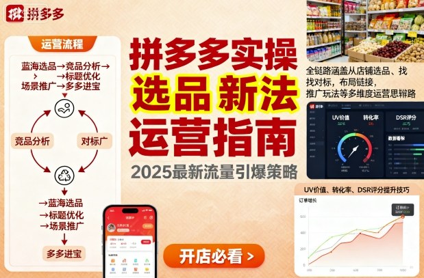 王校长9月12拼多多实操新玩法,全链路涵盖从店铺选品、找对标,布局链接,推广玩法等多维度运营思路(更新)-极客网创