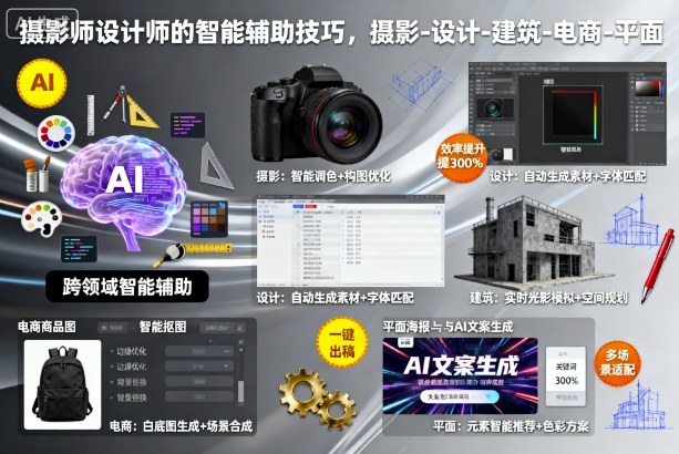 摄影师设计师的智能辅助技巧,摄影-设计-建筑-电商-平面-极客网创