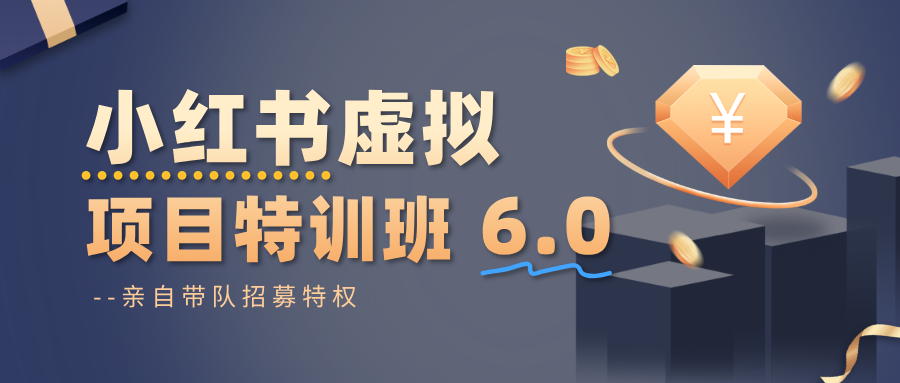 小红书虚拟项目特训班6.0 ,养号/选品/自动发货/爆款笔记(含40节视频课)-极客网创