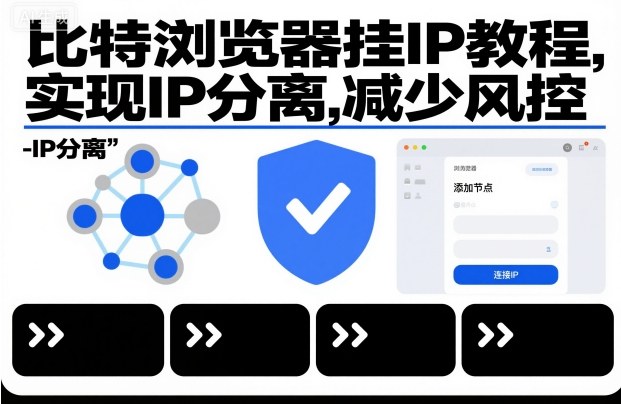 比特浏览器挂IP教程，实现IP分离，减少风控-极客网创