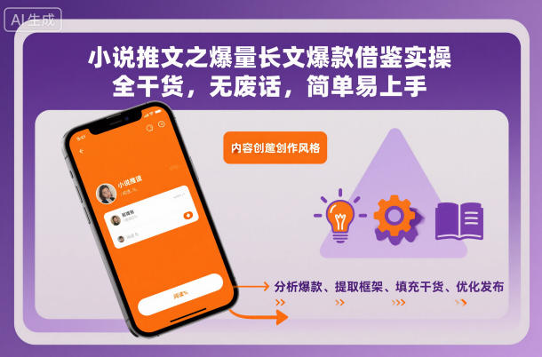 小说推文之爆量长文爆款借鉴实操,全干货,无废话,简单易上手-极客网创