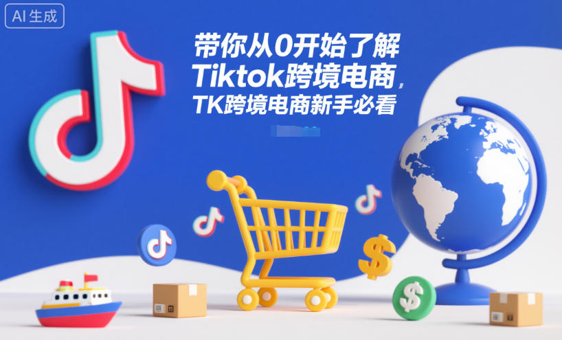 带你从0开始了解Tiktok跨境电商,TK跨境电商新手必看-极客网创