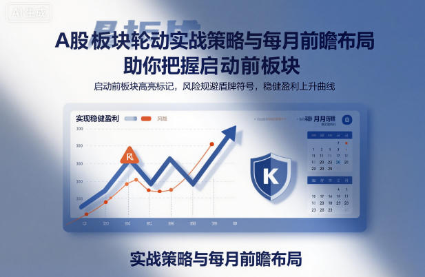 A股板块轮动实战策略与每月前瞻布局,助你把握启动前板块,规避风险,实现稳健盈利-极客网创
