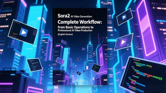 Sora2 AI视频生成的系统教程(英文版-极客网创