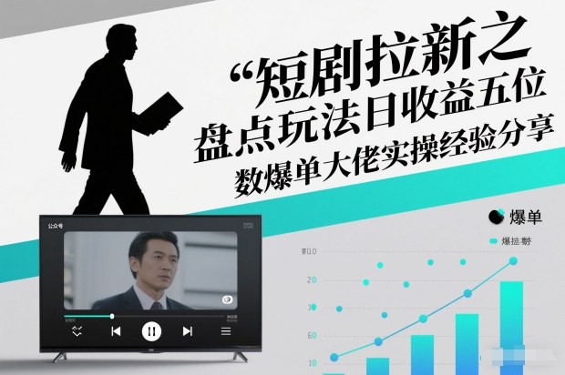 短剧拉新之盘点玩法日收益五位数爆单大佬实操经验分享-极客网创