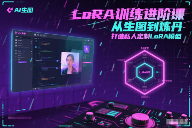 LoRA训练进阶课，从生图到炼丹，打造私人定制LoRA模型-极客网创