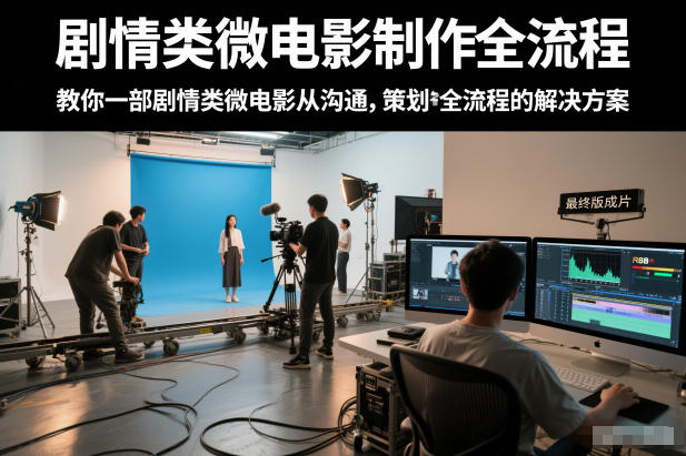 剧情类微电影制作全流程，教你一部剧情类微电影从沟通，策划到拍摄制作全流程的解决方案-极客网创