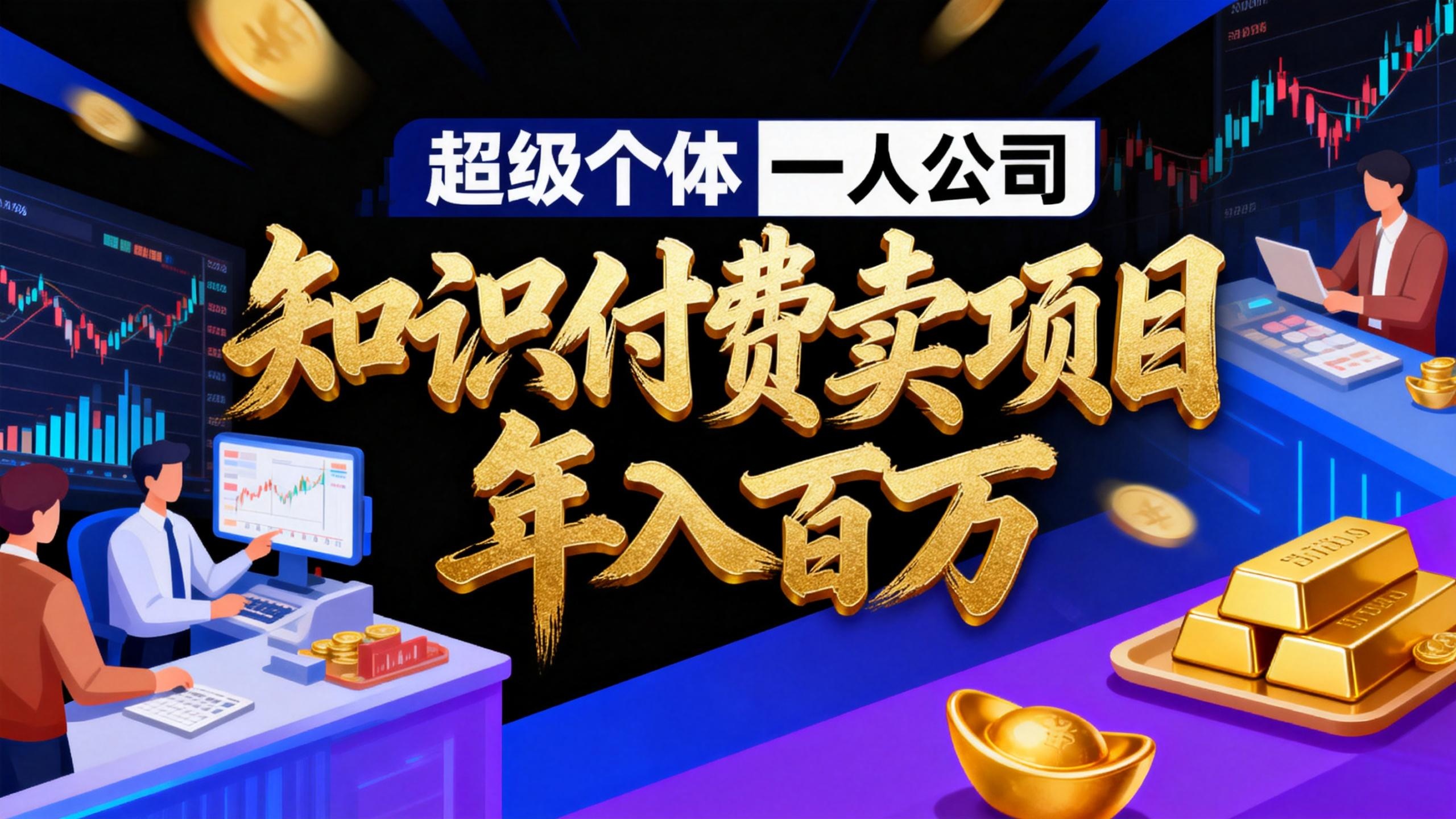 2026年“超级个体一人公司”私域卖项目年入百万，个人IP-精准引流-项目包装-转化成交-极客网创