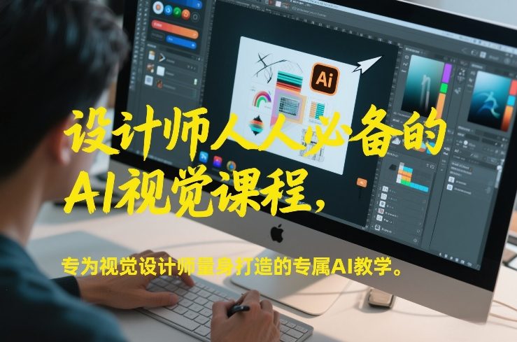 设计师人人必备的AI视觉课程，专为视觉设计师量身打造的专属AI教学-极客网创