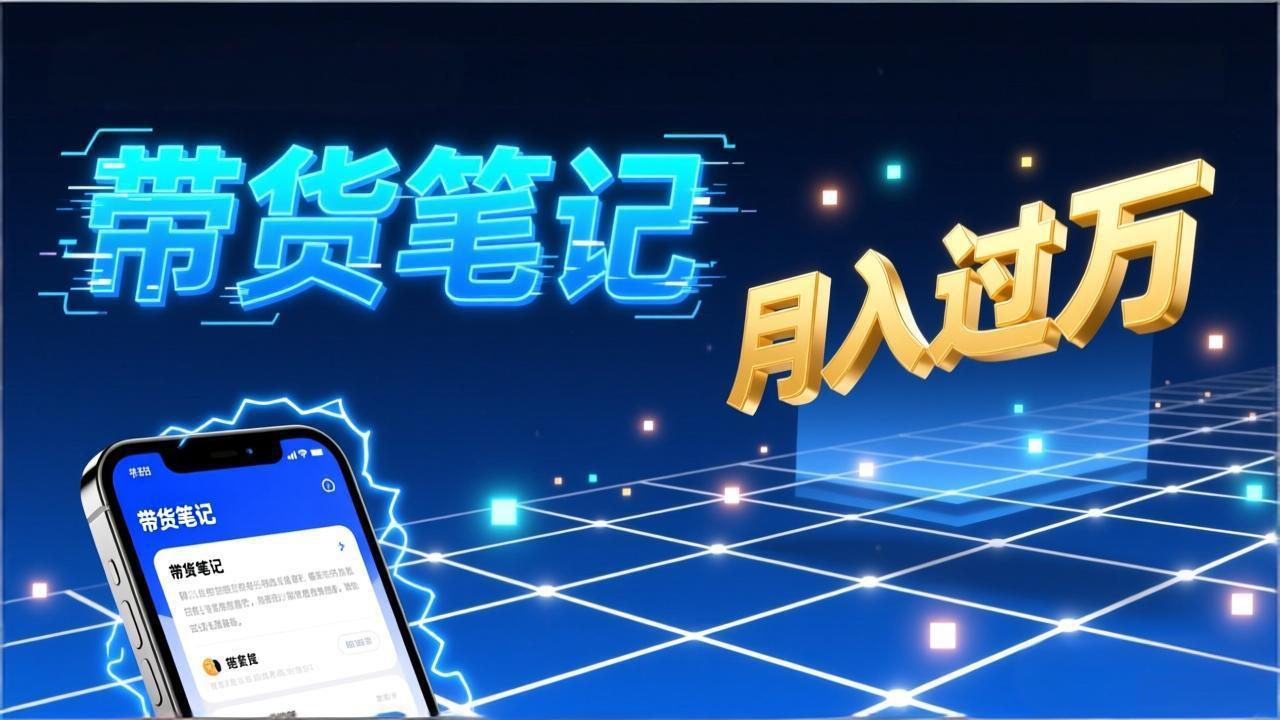 小红书爆款笔记带货实战：拆解封面标题正文全要素，手把手教你单篇笔记带货月入过万-极客网创