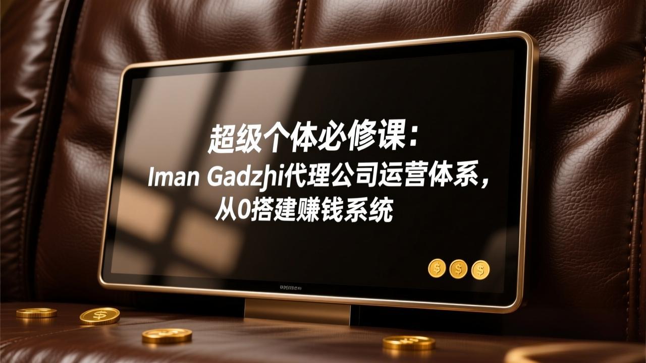 超级个体必修课：Iman Gadzhi代理公司运营体系，从0搭建赚钱系统-极客网创