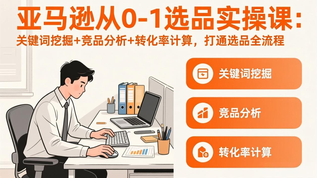 亚马逊从0-1选品实操课(更新3月-极客网创
