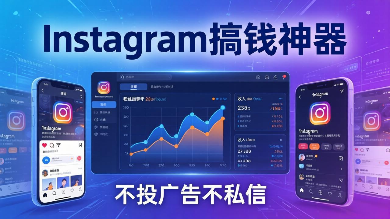 Instagram搞钱神器:月涨6万粉+月入5万刀,不投广告不私信,靠算法+低价产品-极客网创