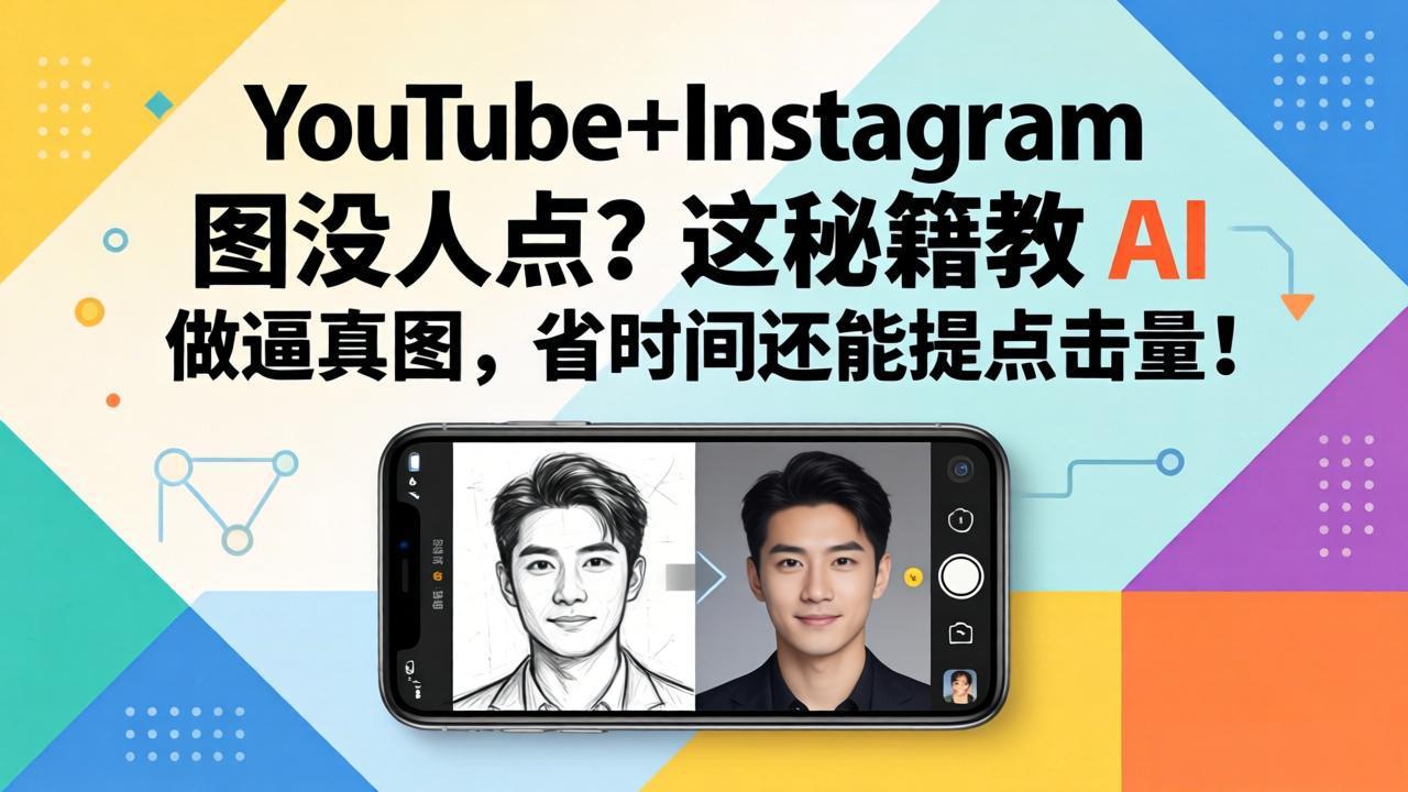 YouTube+Instagram图没人点？这秘籍教 AI 做逼真图，省时间还能提点击量-极客网创