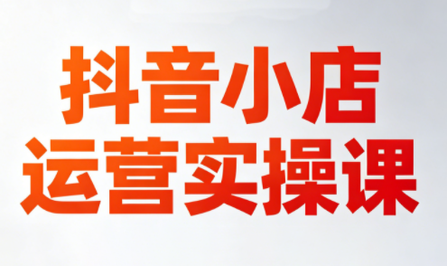 李老师·抖音小店运营实操课(更新2026)-极客网创