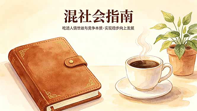 付费文章：混社会指南，吃透人情世故与竞争本质，实现稳步向上发展-极客网创