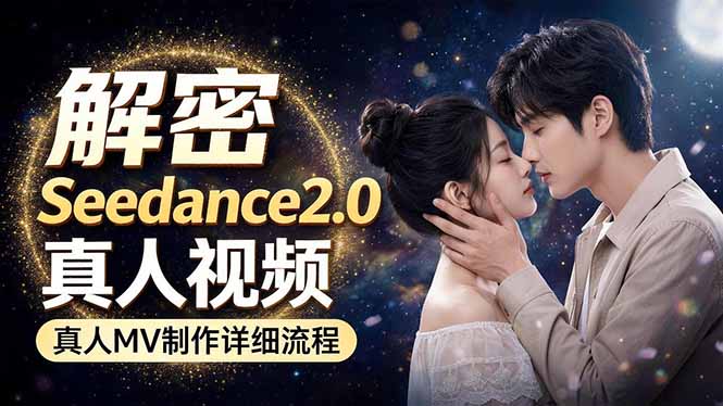 Seedance 2.0电影级真人 MV全流程拆解：提示词、运镜、粒子特效，手把手实操-极客网创