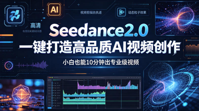 Seedance2.0一键打造高品质AI视频创作，小白也能10分钟出专业级视频-极客网创