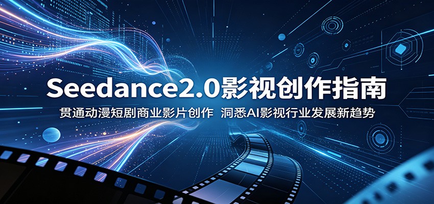 Seedance2.0影视创作指南：贯通动漫短剧商业影片创作，洞悉AI影视行业发展新趋势-极客网创