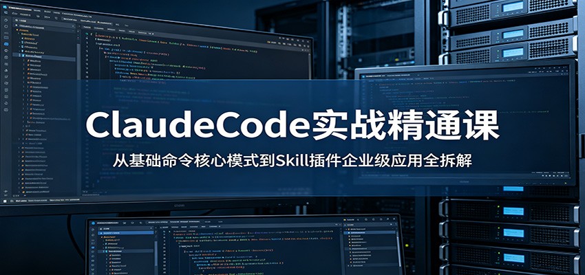 ClaudeCode实战精通课：从基础命令核心模式到Skill插件企业级应用全拆解-极客网创