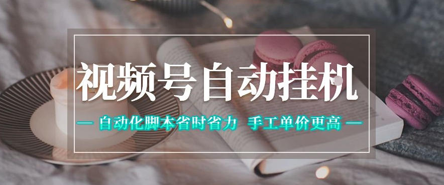 视频号自动挂G项目,自动化脚本省时省力,手工单价更高,日入300+全网最稳【揭秘】-极客网创