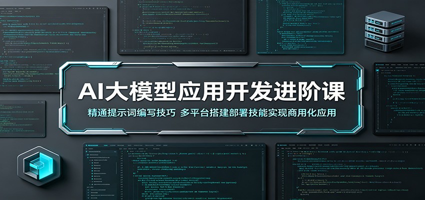 AI大模型应用开发进阶课:精通提示词编写技巧,多平台搭建部署技能实现商用化应用-极客网创