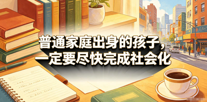 付费文章:普通家庭出身的孩子,一定要尽快完成社会化-极客网创
