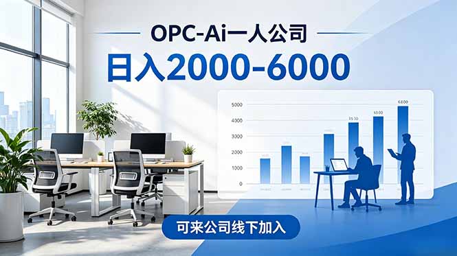 2026创业新风口—OPC一人公司模式震撼首发!日收益2000-6000+,项目绿色长久,安全稳健,合…-极客网创