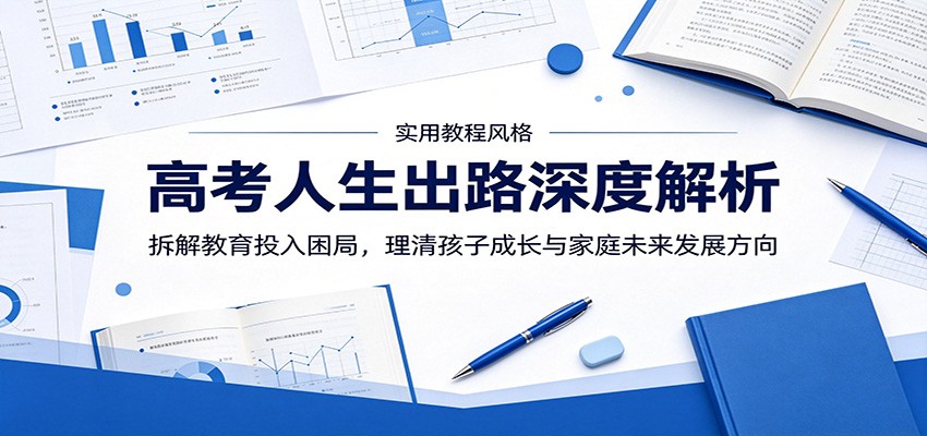 高考人生出路深度解析:拆解教育投入困局,理清孩子成长与家庭未来发展方向-极客网创