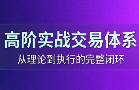 高老师·高阶实战交易体系(更新6月)-极客网创