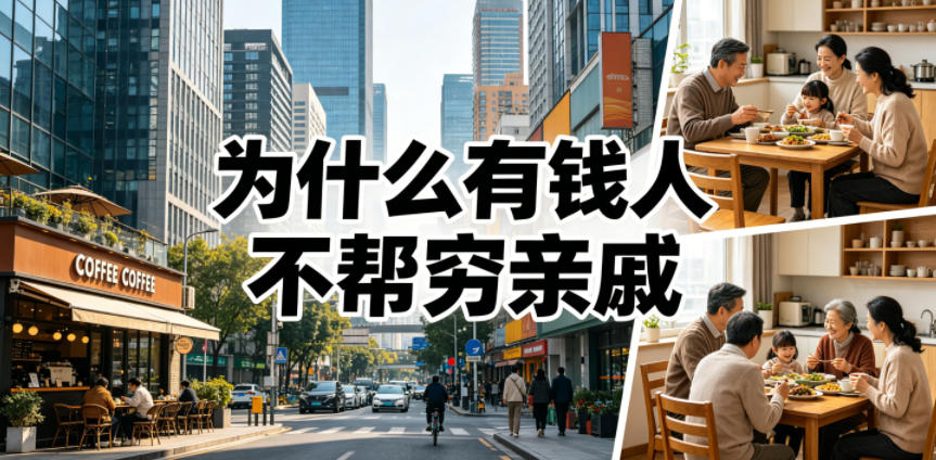 付费文章:为什么有钱人不帮穷亲戚?-极客网创