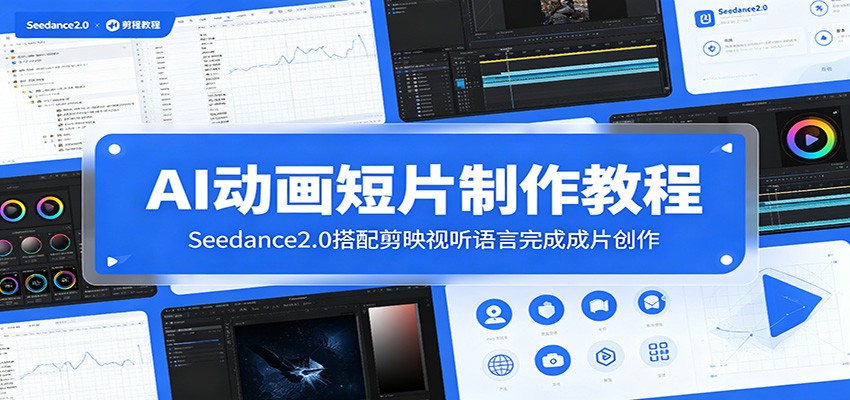 AI动画短片制作教程:Seedance2.0搭配剪映视听语言完成成片创作-极客网创