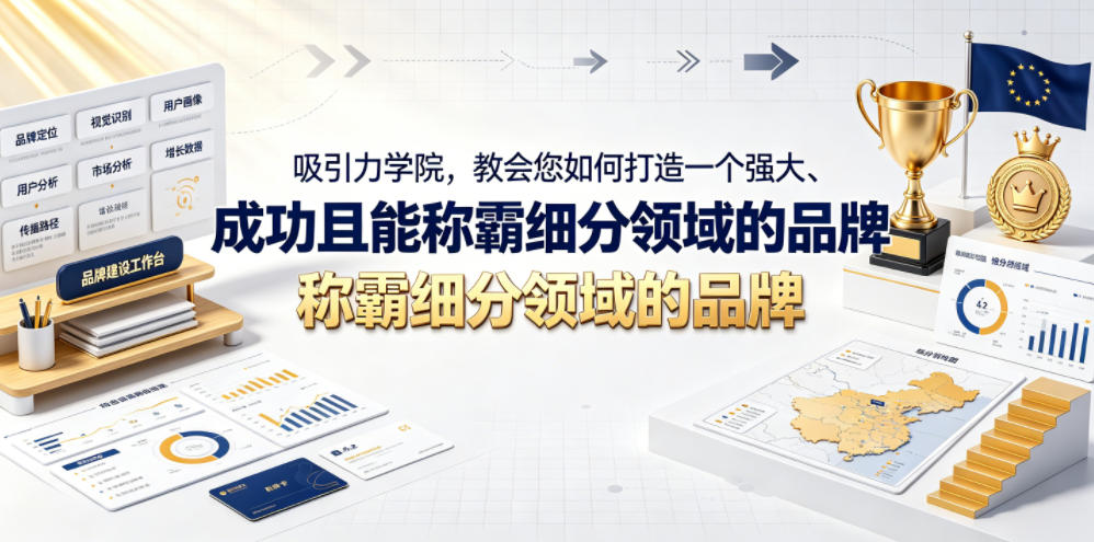 吸引力学院,教会您如何打造一个强大、成功且能称霸细分领域的品牌!【原创双语字幕】-极客网创