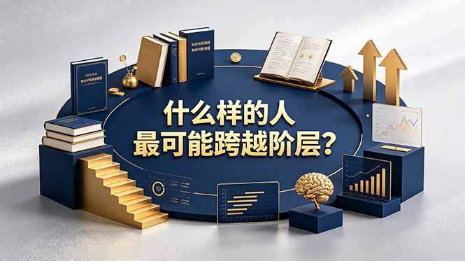 付费文章：什么样的人最可能跨越阶层？具备这五种特质，普通人也能顺利跨越阶层-极客网创