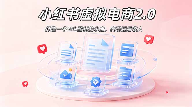 2026 年最强风口掘金项目：AI小红书虚拟电商，布局搜索流量，每日躺赚500+-极客网创