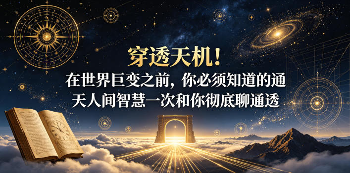 付费文章：穿透天机！在世界巨变之前，你必须知道的通天人间智慧一次和你彻底聊通透-极客网创