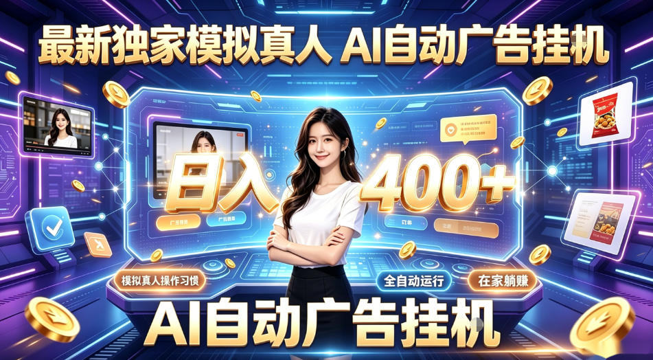 最新独家模拟真人，AI自动挂号挂G，日入400+，全程全自动运行，无需人工【揭秘】-极客网创
