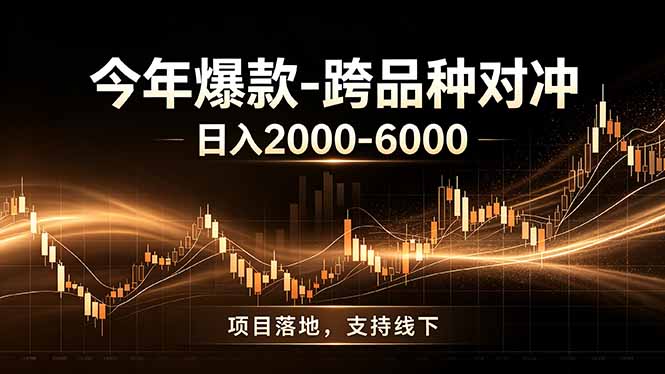 全新跨品种对冲模式上线！日稳定盈利 2000-6000，合规长久可批量放大-极客网创