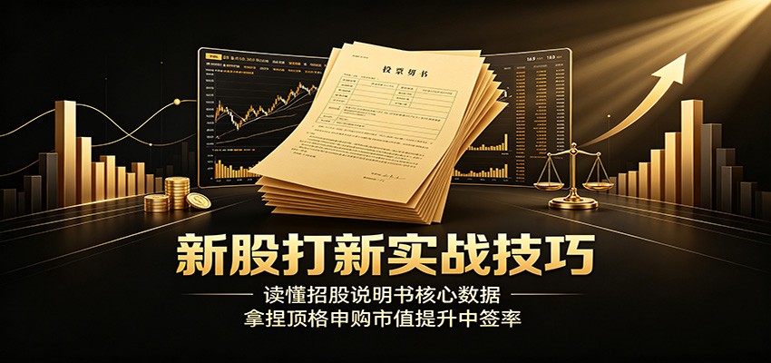新股打新实战技巧：读懂招股说明书核心数据，拿捏顶格申购市值提升中签率-极客网创