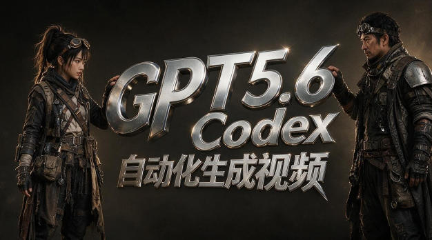 GPT5.6+Codex自动化视频生成：提示词设计×角色设定×封面海报×工作流思路，高效产出AI视频-极客网创