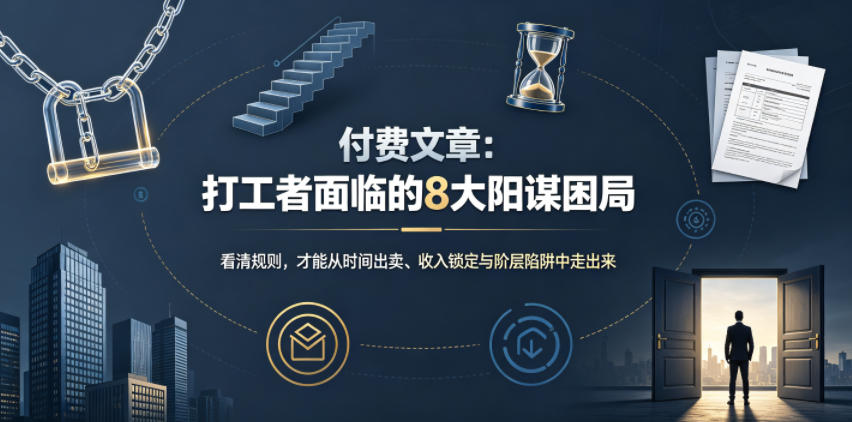 付费文章:打工者面临的8大阳谋困局-极客网创