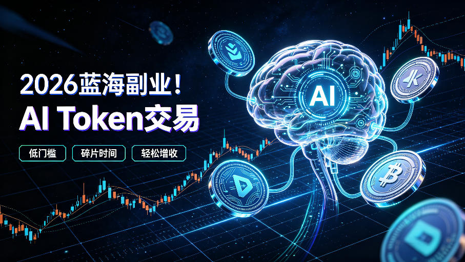 2026全新风口副业|AI智能Token交易,空闲时间轻松 賺 收益,无需全天盯盘【揭秘】-极客网创